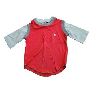 Vintage Coyote By Argo 70s Sweater Vest Shirt Two Tone Retro Toddler Top SZ 3T